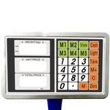 SOGA 2X 150kg Electronic Digital Platform Scale Computing Shop Postal Weight Blue