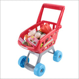 Keezi 24 Piece Kids Super Market Toy Set - Red & White - 