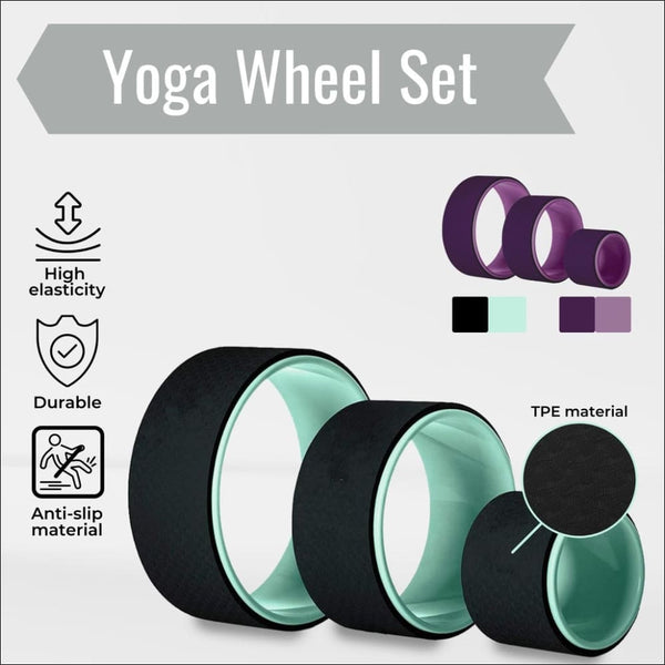 Yoga Set for Beginners, Purple, 3 Yoga items