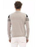Alpha Studio Men's Beige Viscose Sweater - 48 IT