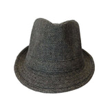 CLASSIC TRILBY HAT Fedora Felt Cap Costume Gangster - One Size Fits Most (58cm)
