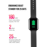 SOGA 2X Waterproof Fitness Smart Wrist Watch Heart Rate Monitor Tracker Black