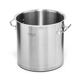 SOGA 21L 18/10 Stainless Steel Stockpot with Perforated Stock Pot Basket Pasta Strainer