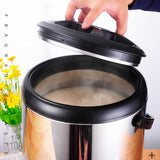 SOGA 4X 10L Portable Insulated Cold/Heat Coffee Tea Beer Barrel Brew Pot With Dispenser
