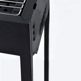 SOGA 72cm Portable Folding Thick Box-Type Charcoal Grill for Outdoor BBQ Camping