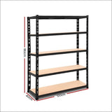 Giantz 1.8m Warehouse Racking Shelving Storage Shelf Garage 