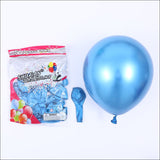 100pcs 5’’ Latex Balloon Set Pearlized Blue Birthday Wedding