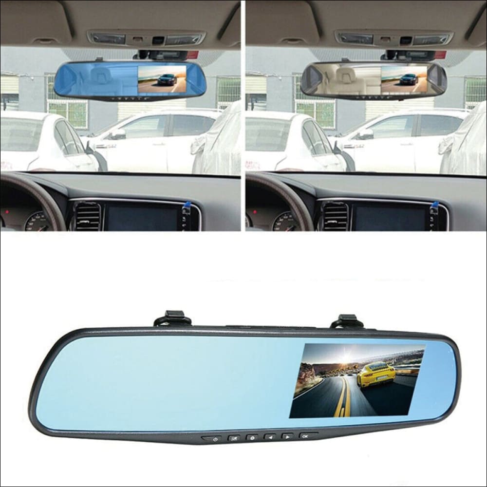 1080p Rear View Reversing Mirror 4.3’’ front and Rear Dvr 