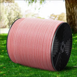 Giantz 1200m Electric Fence Wire Tape Poly Stainless Steel 