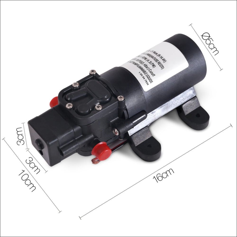 12v Portable Water Pressure Shower Pump - Outdoor > Camping