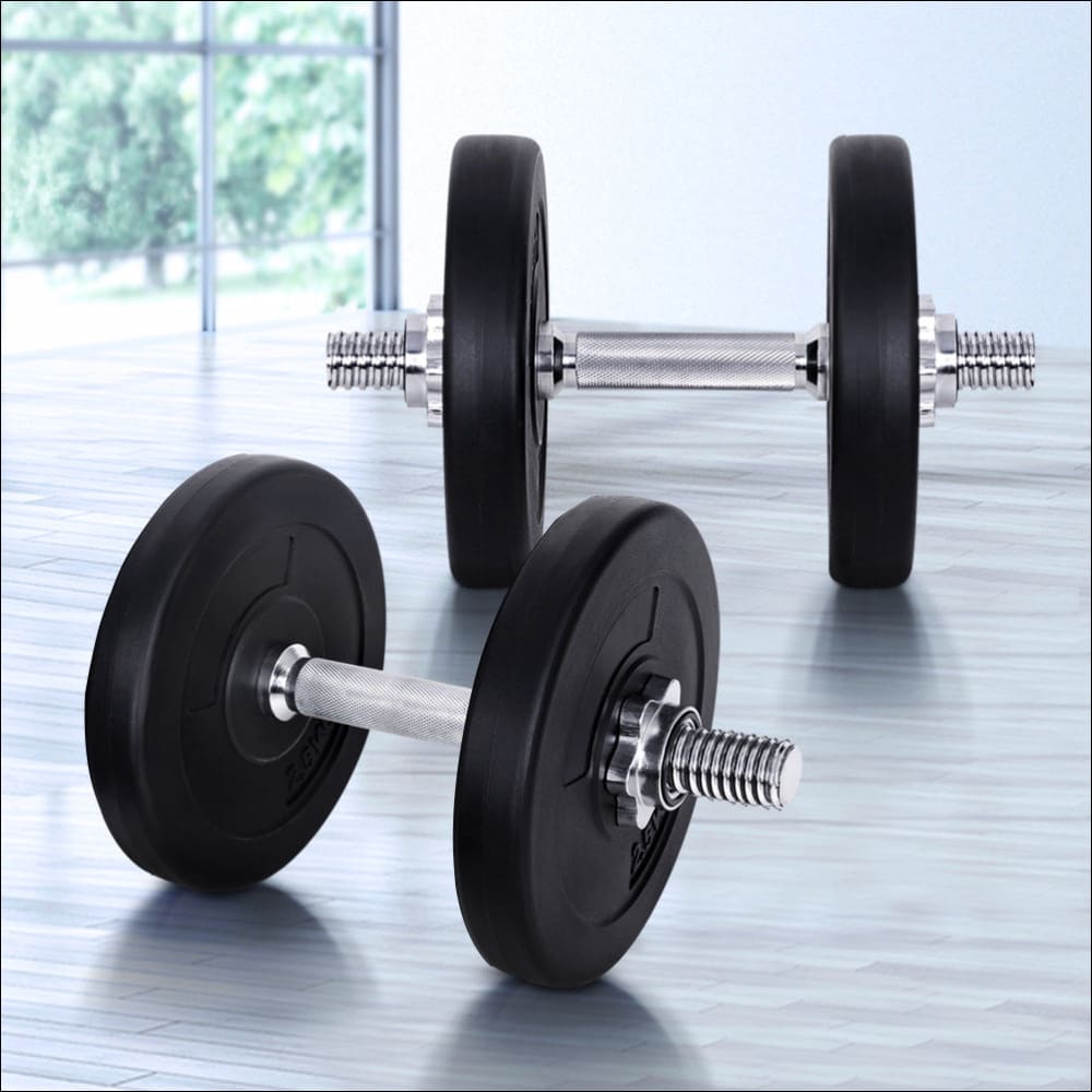 15kg Dumbbells Dumbbell Set Weight Training Plates Home Gym 