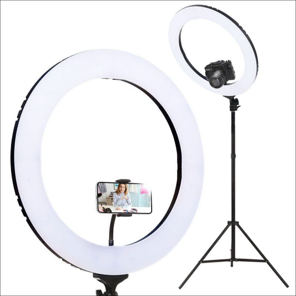 19 Led Ring Light 6500k 5800lm Dimmable Diva with Stand Make