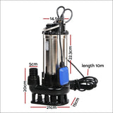 2.7hp Submersible Dirty Water Pump - Tools > Pumps