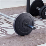 2 X 5kg Barbell Weight Plates Standard Home Gym Press 