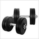25kg Dumbbells Dumbbell Set Weight Plates Home Gym Fitness 