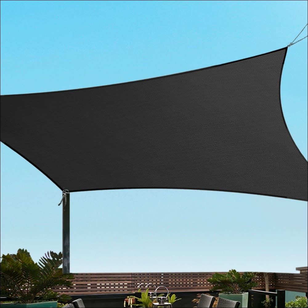 Instahut 280gsm 3x6m Sun Shade Sail Canopy Rectangle - Home 