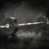 28kg Barbell Weight Set Plates Bar Bench Press Fitness 