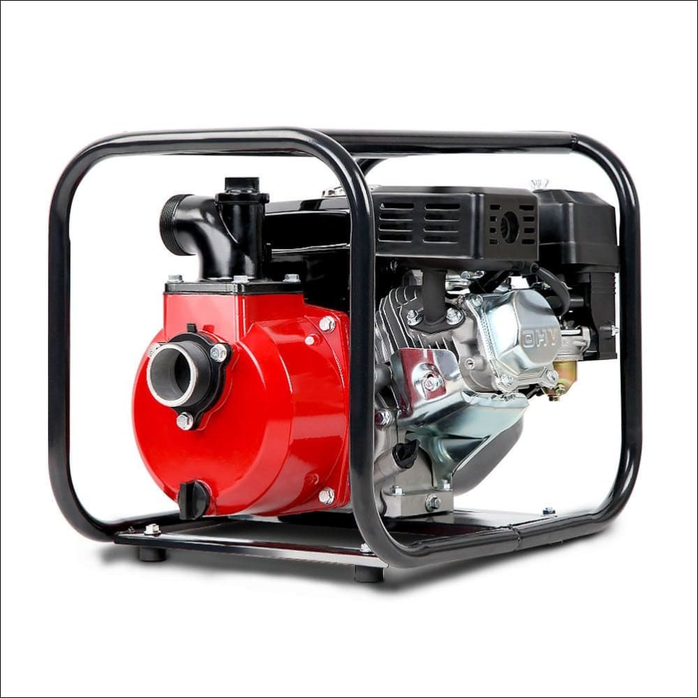 Giantz 2inch High Flow Water Pump - Black & Red - Tools > 