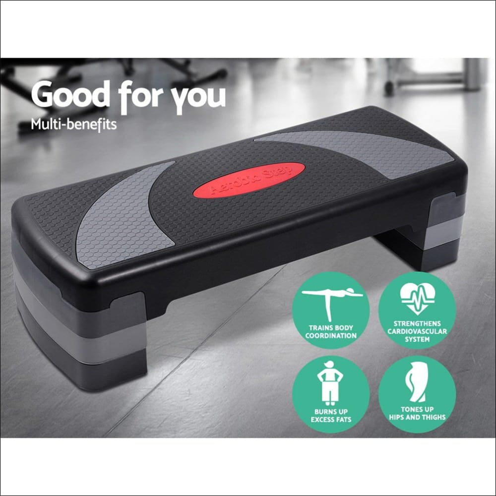 Everfit 3 Level Aerobic Step Bench - Sports & Fitness > 