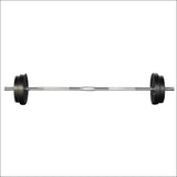 38kg Barbell Weight Set Plates Bar Bench Press Fitness 