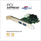 4 Port Usb3.0 Pci-expresses Card (2 External Port + Dual 