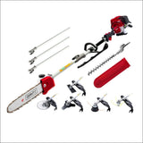 4-stroke Pole Chainsaw Brush Cutter Hedge Trimmer Saw Multi Tool