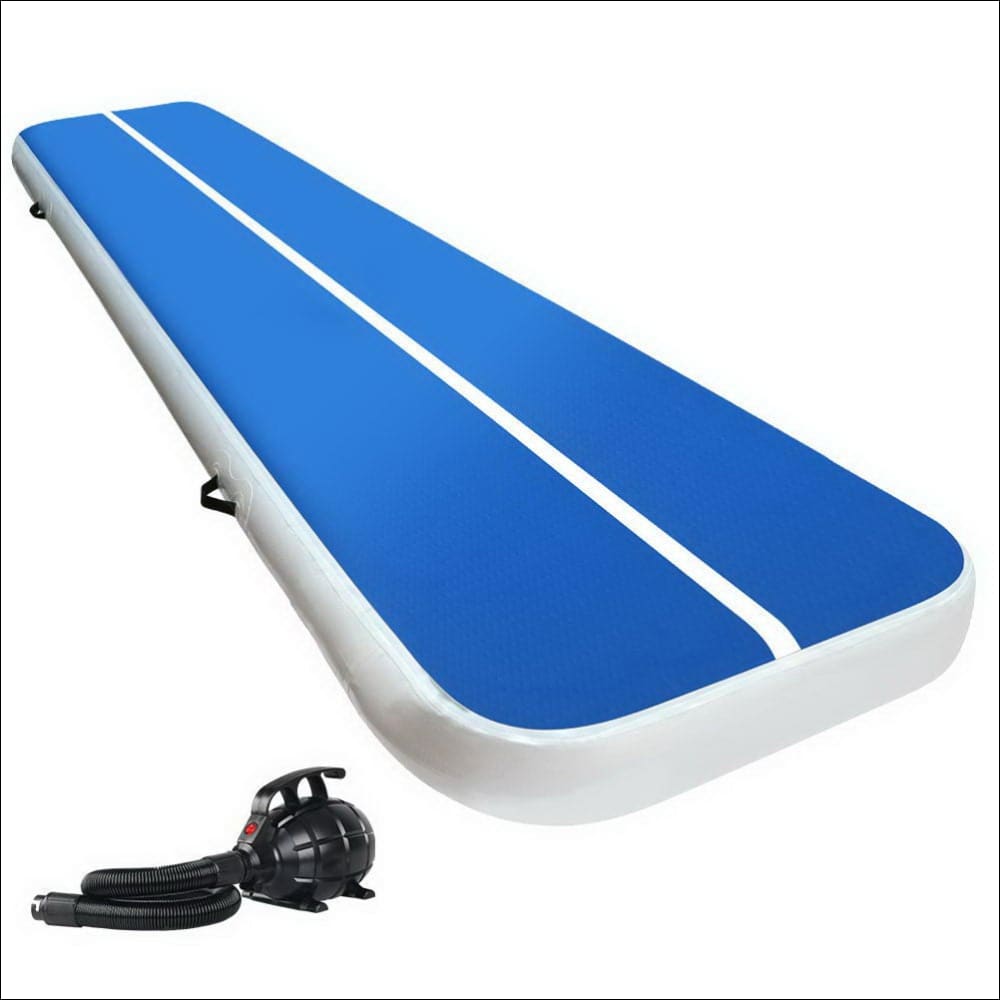 Everfit 4x1m Inflatable Air Track Mat 20cm thick with Pump 