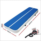 Everfit 4x1m Inflatable Air Track Mat 20cm thick with Pump 