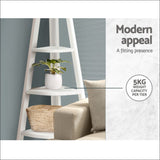 5 Tier Corner Ladder Display Shelf Home Storage Plant Stand 