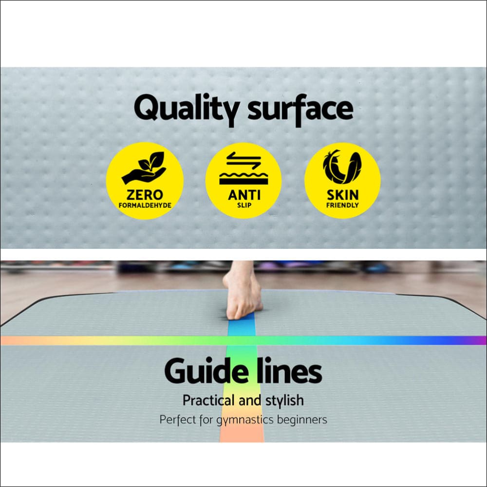 5m Air Track Gymnastics Tumbling Exercise Mat Inflatable 