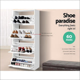 Artiss 60 Pairs Shoe Cabinet Shoes Rack Storage Organiser 