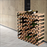 Artiss 72 Bottle Timber Wine Rack - Home & Garden > Storage