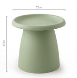 In Coffee Table Mushroom Nordic Round Small side Table 50cm Green