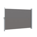 Instahut Side Awning Sun Shade Outdoor Blinds Retractable Screen 2X3M Grey
