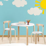 Keezi Nordic Kids Table Chair Set 3pc Desk Activity Study Play Children Modern