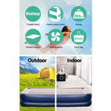 Air Bed Beds Mattress Premium Inflatable Built-in Pump Queen Size