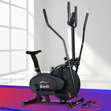 5in1 Elliptical Cross Trainer Exercise Bike Bicycle Home Gym Fitness Machine Running Walking