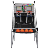Arcade Basketball Game 8 Game Electronic Score Double Shot Indoor Kid Adult