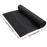 3.66 x 10m Shade Sail Cloth - Black