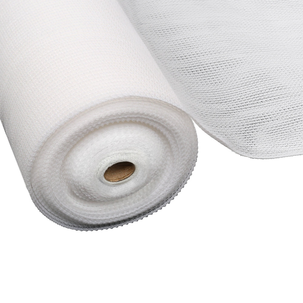3.66x30m 50% Uv Shade Cloth Shadecloth Sail Garden Mesh Roll Outdoor White