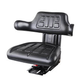 Pu Leather Tractor Seat - Black