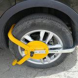 Heavy Duty Wheel Defender Lock Clamp Tyre Lock 13" 14" 15" Car Caravan Trailer