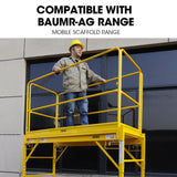 Baumr-AG Safety Guard Rail for Adjustable Mobile Scaffold