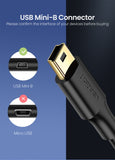 UGREEN 10355 USB-A to Mini-USB Cable 1M