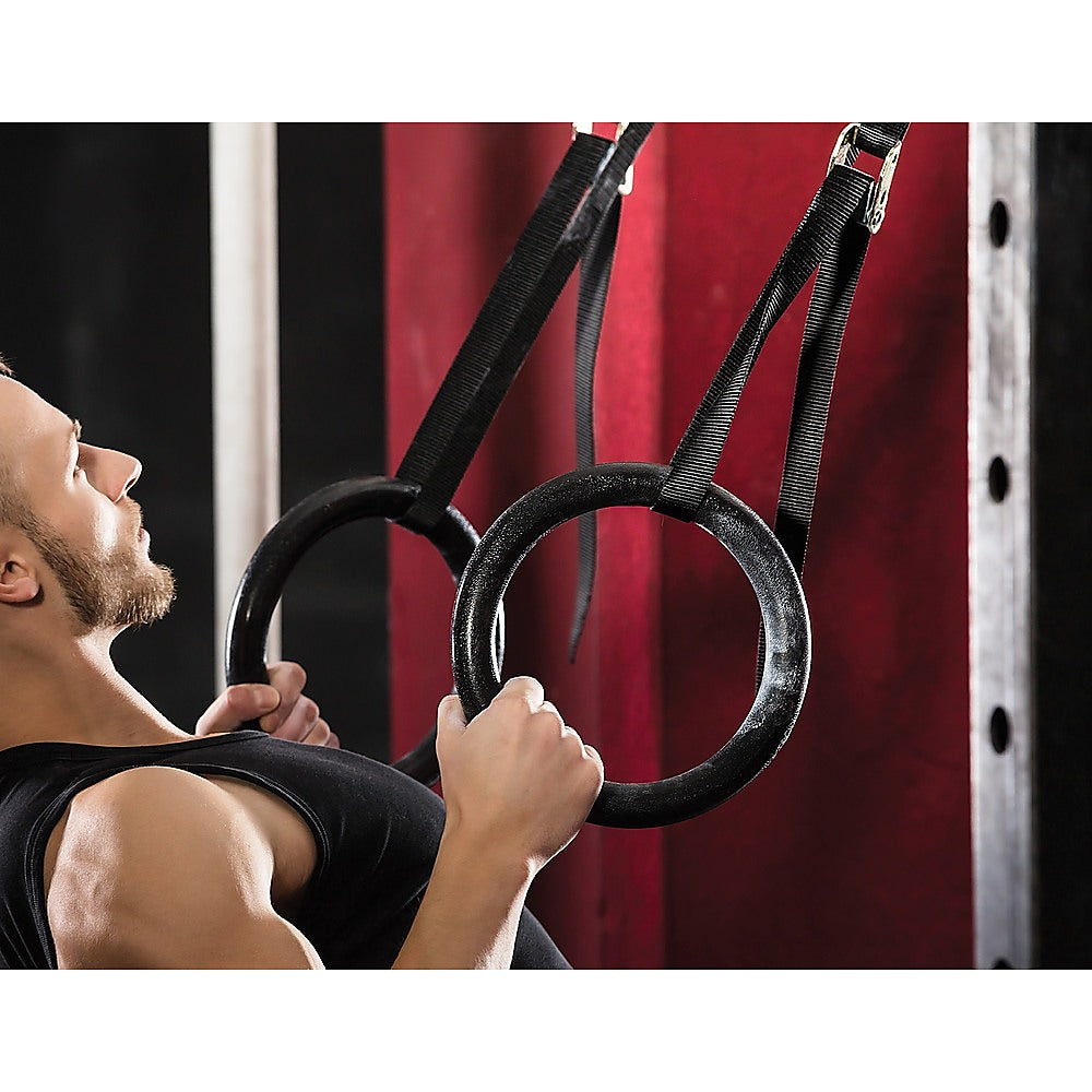 Gym Rings Hoop Gymnastic Exercise Training Fit