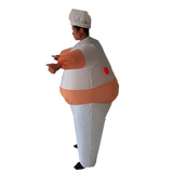 Chef Fancy Dress Inflatable Suit -fan Operated Costume
