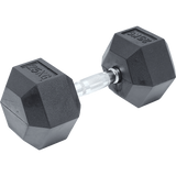 25kg Commercial Rubber Hex Dumbbell Gym Weight