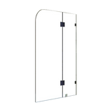 1200 X 1450mm Frameless Bath Panel 10mm Glass Shower Screen by Della Francesca