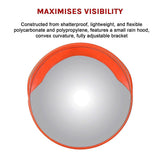 60cm Round Convex Mirror Blind Spot Safety Traffic Driveway Shop Wide Angle
