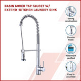 Basin Mixer Tap Faucet W/extend -kitchen Laundry Sink